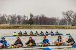 Creighton rowing swept all three races against Drake.